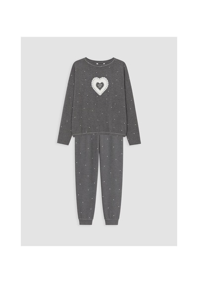 LC Waikiki Alıta Cıty Farkıyla Lcw Dream Gri Penye Baskılı Uzun Kollu Kadın Pijama Takım Gri - 929503450 Gri LC Waikiki Alıta Cıty Farkıyla Lcw Dream Gri Penye Baskılı Uzun Kollu Kadın Pijama Takım Gri - 929503450 Gri