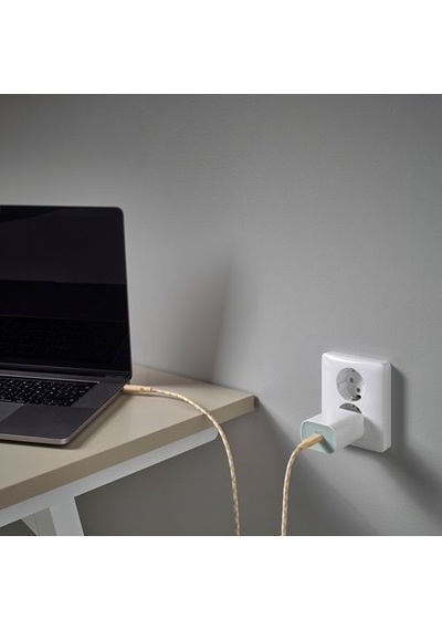 Sjöss Beyaz 11 Cm 65w Usb-c Şarj Aleti - 00609743 Ikea