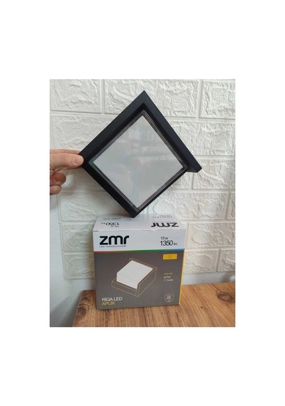 Ekim Aydınlatma 15w Riga Led Aplik Kare Kasa Günışığı Beyaz