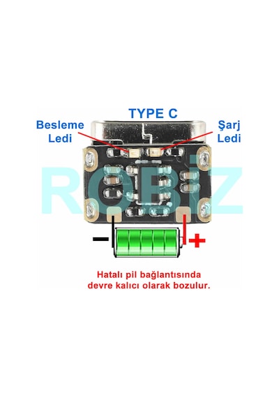 Mini Lityum Pil Şarj Kartı Type C 3.7v 4.2v 18650 Lion Batarya Şarj Devresi Powerbank Bluetooth Kula
