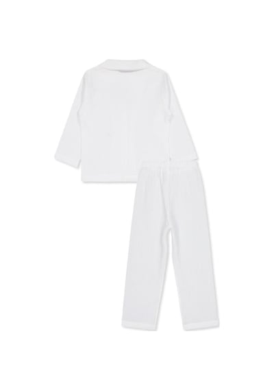 Civil Girls Düz 2-5 Yaş Pijama Takımı Ekru