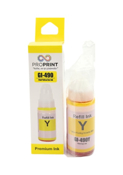 Proprint Canon G3410 Sarı Mürekkep 70 Ml Gı-490