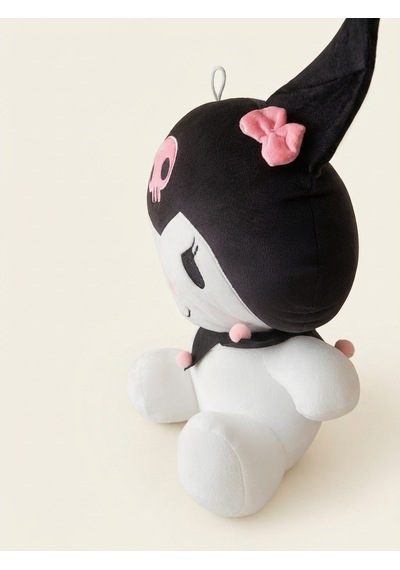 Peluş Kuromi Siyah-45 Cm Siyah-beyaz
