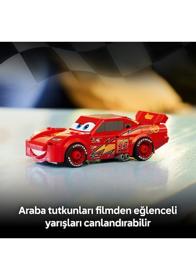 Speed Champions Şimşek Mcqueen 77255 9 Yaş Ve Üzeri Çocuklar İçin Yaratıcı Oyuncak Yapım Seti 270 Parça
