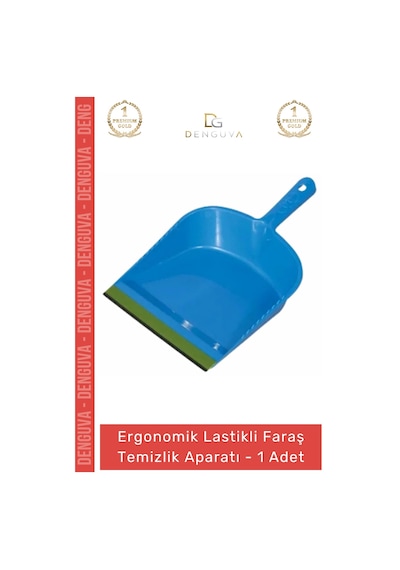 Faraş Dayanıklı Esnek Lastik Şeritli Pratik Ergonomik Hijyenik Zemin Kaliteli Lastikli Faraş - 1 Ad