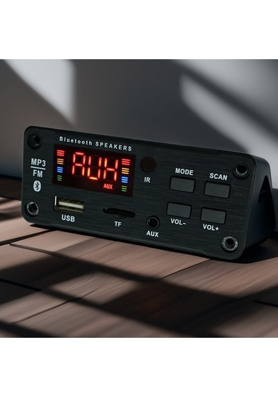 "ses Yükseltmesi İçin Renkli Lcd Ekranlı Araba Bluetooth Mp3 Kod Çözücü Kartı"