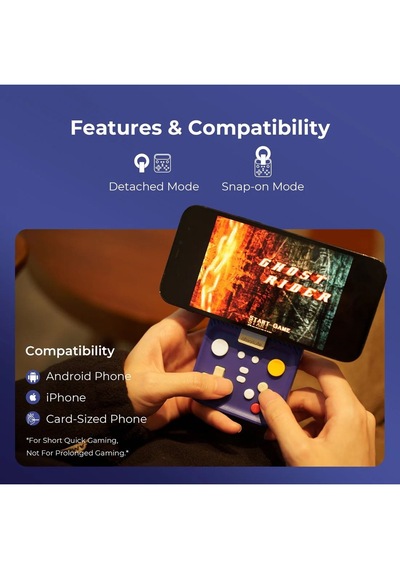 Abxylute M4 Bluetooth Mobil Oyun Kumandası Magsafe Uyumlu Iphone, Android, Switch Ve Pc - Mavi