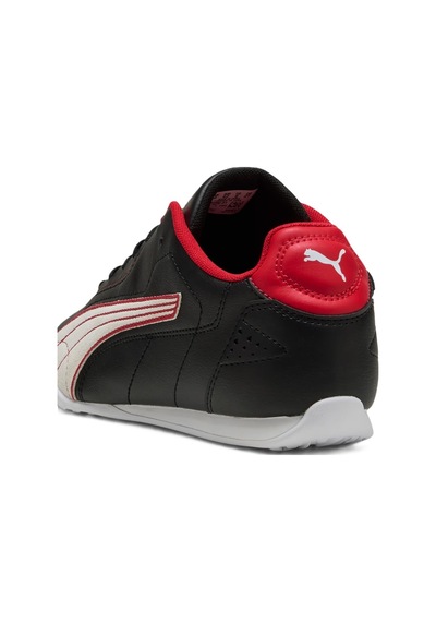 Puma Ferrari Catch 309196 Erkek Spor Sneaker Ayakkabı Siyah Beyaz - Siyah