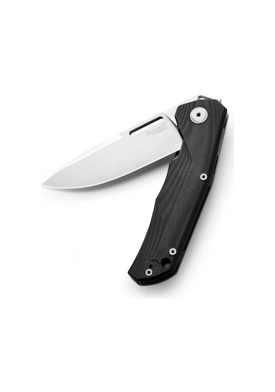 Lionsteel Q4ttro - Black G10 Kamp Çakı Siyah