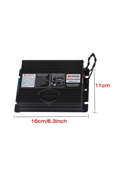 Profesyonel Polis Sireni Uzaktan Kumandalı Güçlü Wireless Korna Megafonlu Mikrofonlu Metal 200w 12v