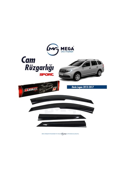 Dacia Logan Mcv 2013-2017 Cam Rüzgarlık Mugen Tip Sunplex