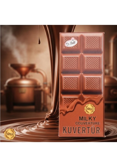 Kuvertür Mini Çikolata Sütlü 200 G Ganaj, Kaplama Ve Dolgu İçin Kuvertür