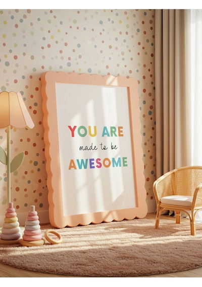 You Are Awesome Dijital Baskı Poster Çerçevesiz