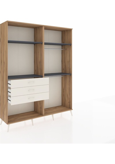 Hyperion Gardrop 4 Raflı 3 Çekmeceli 2 Askılı 176x44x221 Çam-antrasit/aytaşı Antrasit/aytaşı Hyperion Gardrop 4 Raflı 3 Çekmeceli 2 Askılı 176x44x221 Çam-antrasit/aytaşı Antrasit/aytaşı