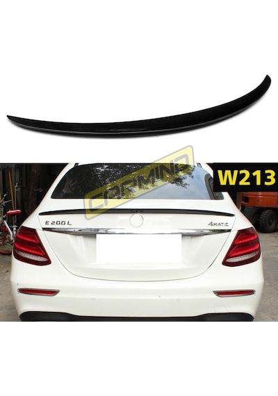 Mercedes E Serisi W213 Bagaj Üstü Piano Black Spoiler
