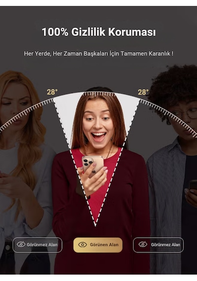 Safeus Tam Kaplayan Hayalet Parmak İzi Bırakmayan Safir Ekran Koruyucu Cam, Apple Uyumlu iPhone 17 Pro Max İle