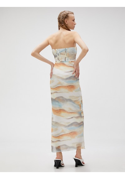 Koton Dresses-haki Desenli