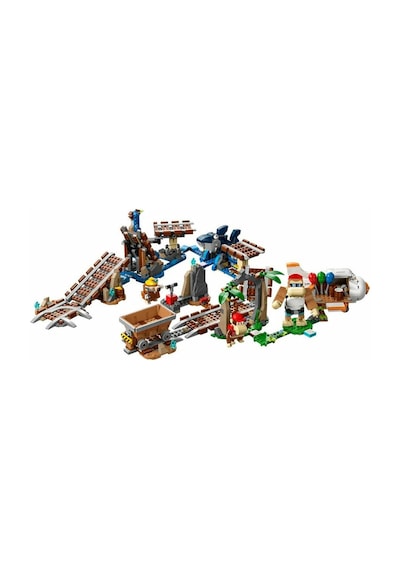 Lego 71425 Super Mario Diddy Kong'un Maden Arabası Ek Macera Set 1157 Parça