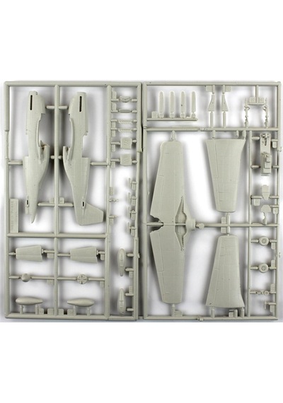 Mistercraft C054 1/72 Ölçek, P-51 B-15 Bald Eagle Savaş Uçağı, Plastik Model Kiti-49573