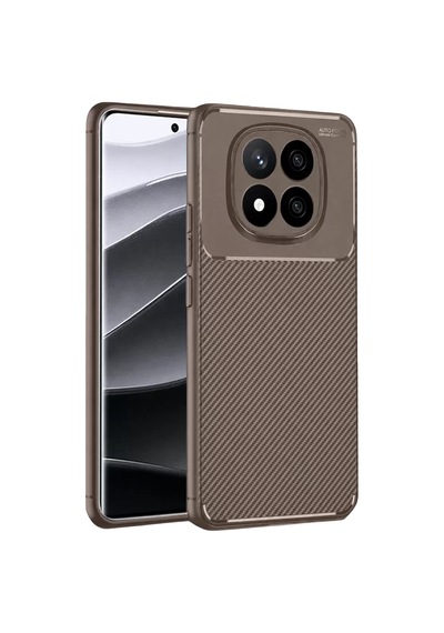 Newface Xiaomi Redmi Note 14 Pro 4g Kılıf Auto Focus Karbon Kapak - Gri Diğer