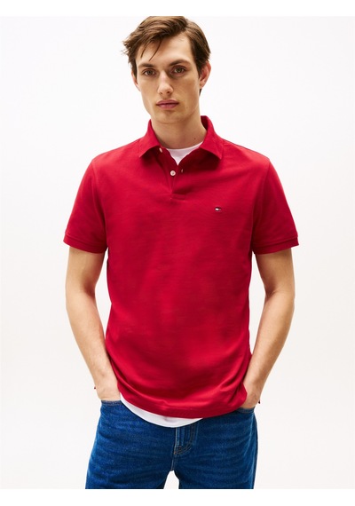 Tommy Hilfiger 1985 Regular Polo Erkek Kırmızı T-shirt - Mw0mw17770