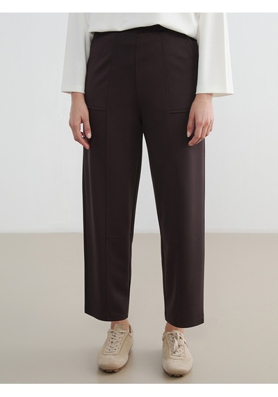 Lcw Modest Kahverengi Beli Lastikli Soft Touch Kadın Eşofman Altı