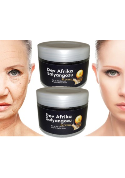 Süper Dev Afrika Salyangoz Yüzde Karısıklık Karsıtı Bakım Kremi 100 Ml X 2 Adet