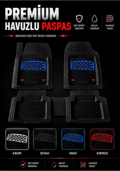 Bmw E36 Universal Havuzlu Paspas Takımı A+