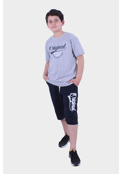 Fyk Kids Erkek Çocuk Alt-üst Kapri-tişört Takım Çok Renkli