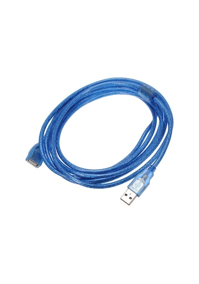 5M Metre Usb Uzatma Kablosu Mavi Filtreli - Gerçek Usb 2.0