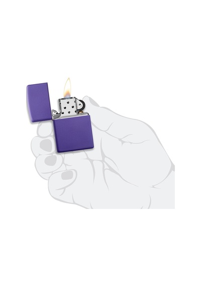 Ehediye Zippo Çakmak Mor Reg Purple Matte 237-078686