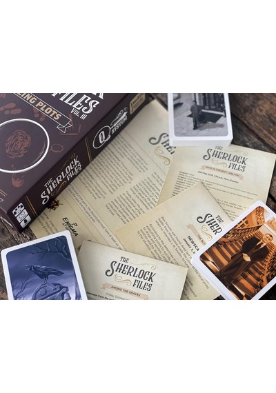 Indie Boards And Cards The Sherlock Files: Yapboz Plots, Kahverengi