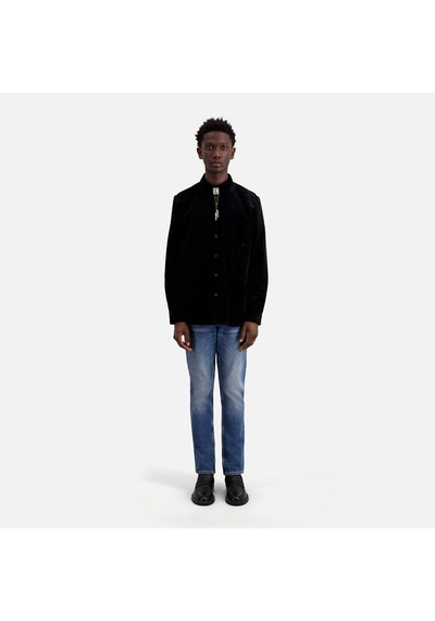 The Kooples Erkek Straıght Fıt Baskılı Siyah Gömlek