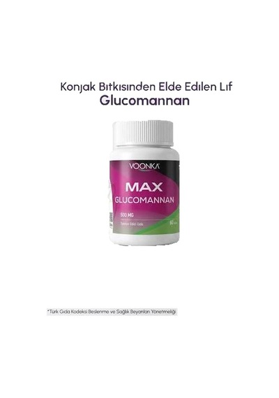 Voonka Max Glukomannan 60 Kapsül