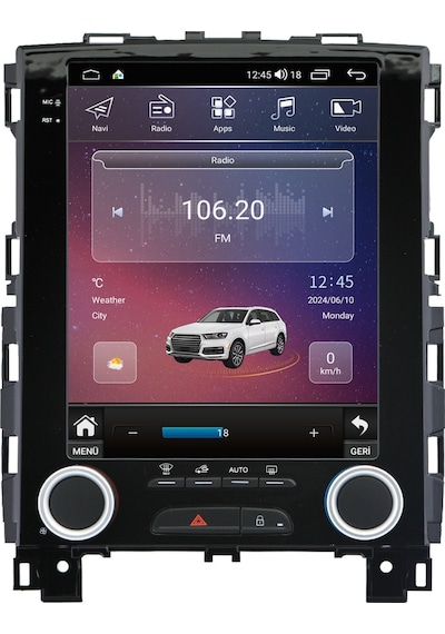 Renault Megane 4 Android Multimedya Sistemi 2016-2024 Crv-4453xaa