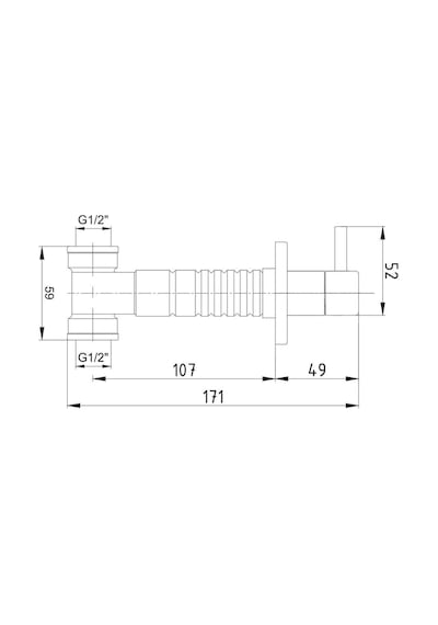Ankastre Ara Kesme Valfi G 1/2" 102151029 Diğer