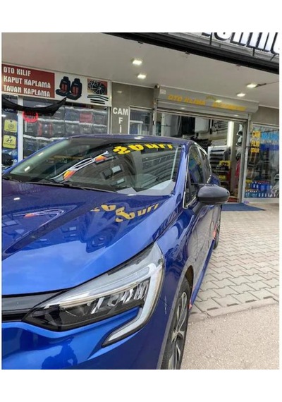 Sts Oto Aksesuar Renault Clio 5 2019 Sonrası Batman Yarasa Ayna Kapağı Piano Black Abs Plastik (02)