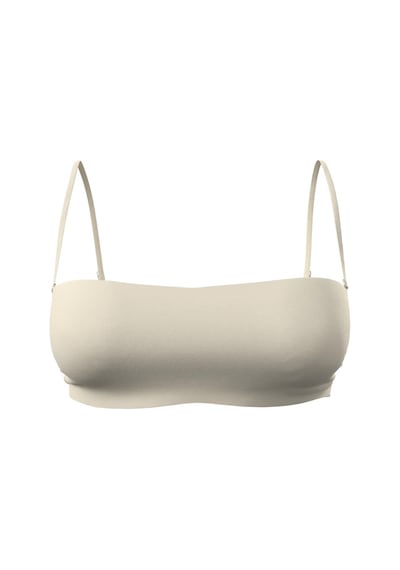 Calvin Klein Kadın Bandeau-rp Antik Beyaz Bikini Üstü-13392 Antik Beyaz