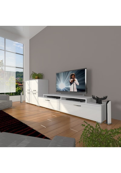 Decoraktiv Ekoflex On Slm Tv Ünitesi Tv Sehpası Beyaz
