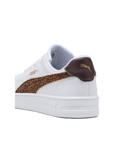 Puma Court Lally Feline Beyaz Kadın Sneaker 000000000102704074 Beyaz-kahve