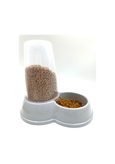 Otomatik Doldurulan Kedi Köpek Mama Ve Su Kabı 1750ml