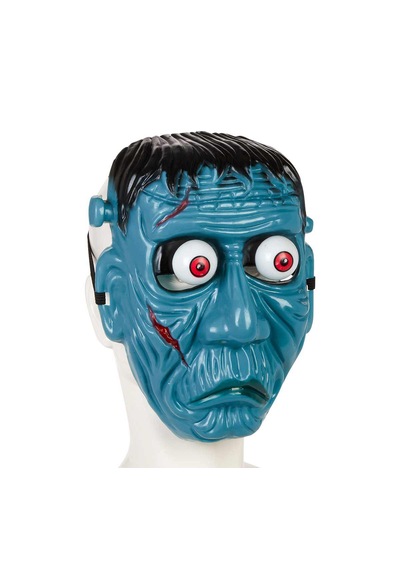Frankenstein Temalı Sallanan Oynar Gözlü Maske 5477 "