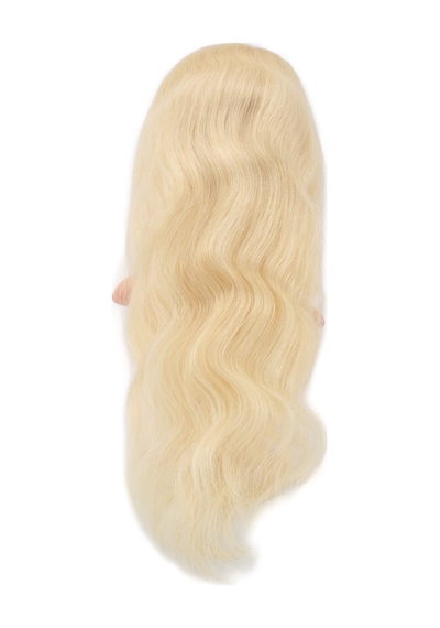 Gerçek Front Lace Dalgalı Platin Tül Peruk - 65-70cm