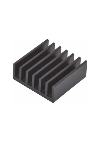Alkatronik 14x14x6mm Aluminyum Soğutucu Siyah Termal Etiket Raspberry Oyun Konsolu Diğer