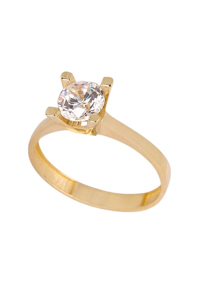 Cigold Tektaş Yüzük 14 Ayar Altın 1.64 Gr Oa-c11501029027