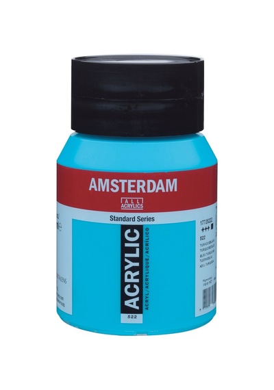 Talens Amsterdam Akrilik Boya 500Ml. N 522 Turquoise Blue