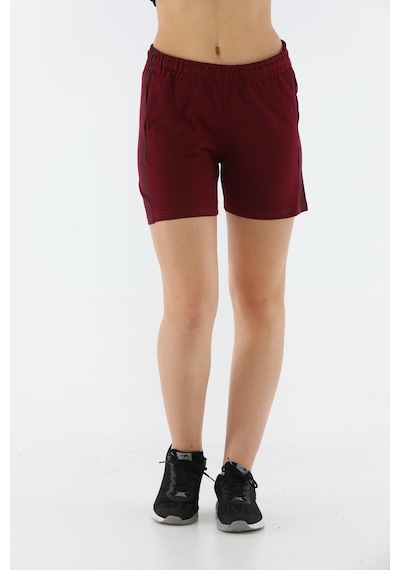 Maraton Sportswear Regular Kadın Basic Bordo Şort 20309-bordo