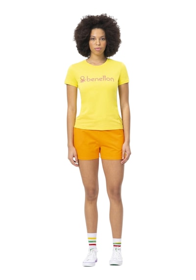 United Colors Of Benetton Kadın T-shirt Bnt-w20423 Sarı