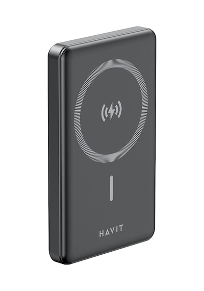 Havit PB5203 10000 mAh Ultra İnce 20 W Magsafe Manyetik Powerbank- Siyah
