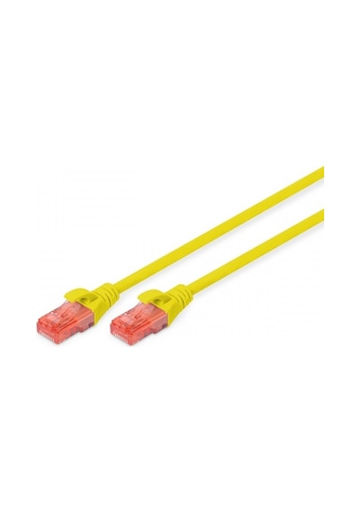 DIGITUS 5m CAT6 Utp DK-1617-050/Y Sarı Patch  Kablo